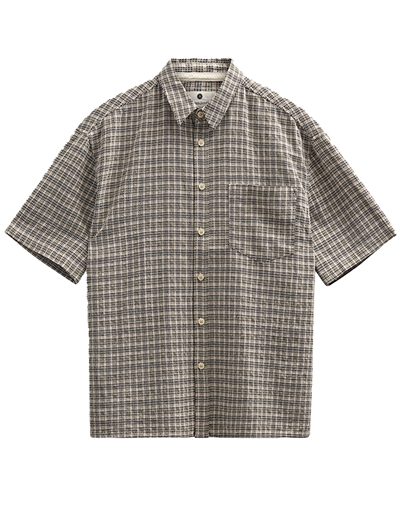 Anerkjendt - AKOtto Small Check Hemd - Teak